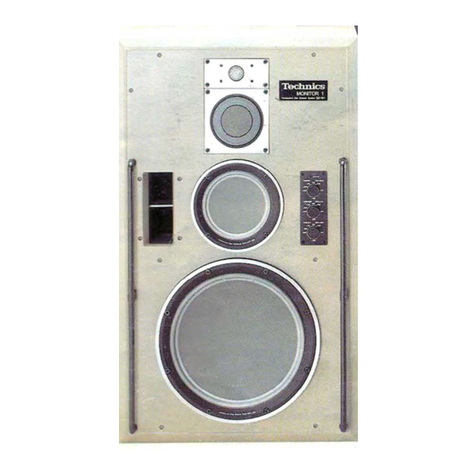 Technics Monitor 1 SB-M1 User manual