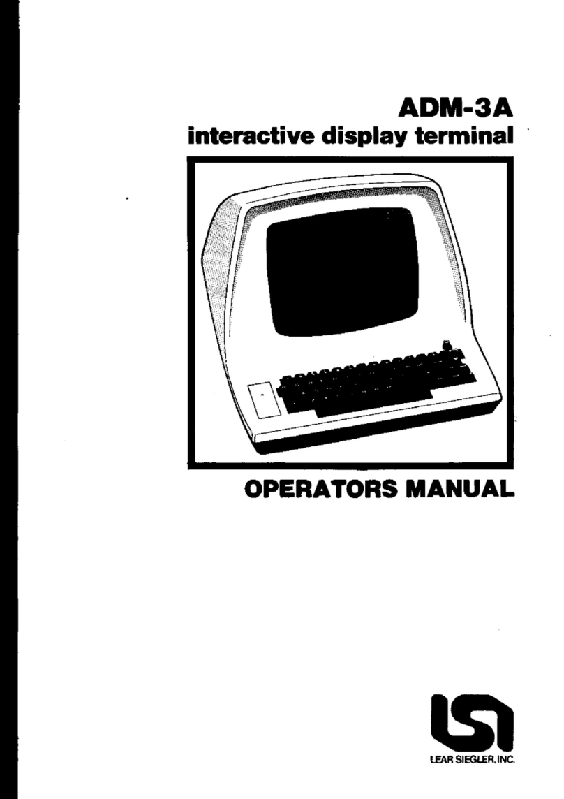 LSI ADM-3A Operator's manual