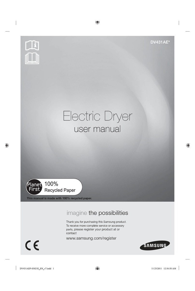 Samsung DV431AE Series user manual