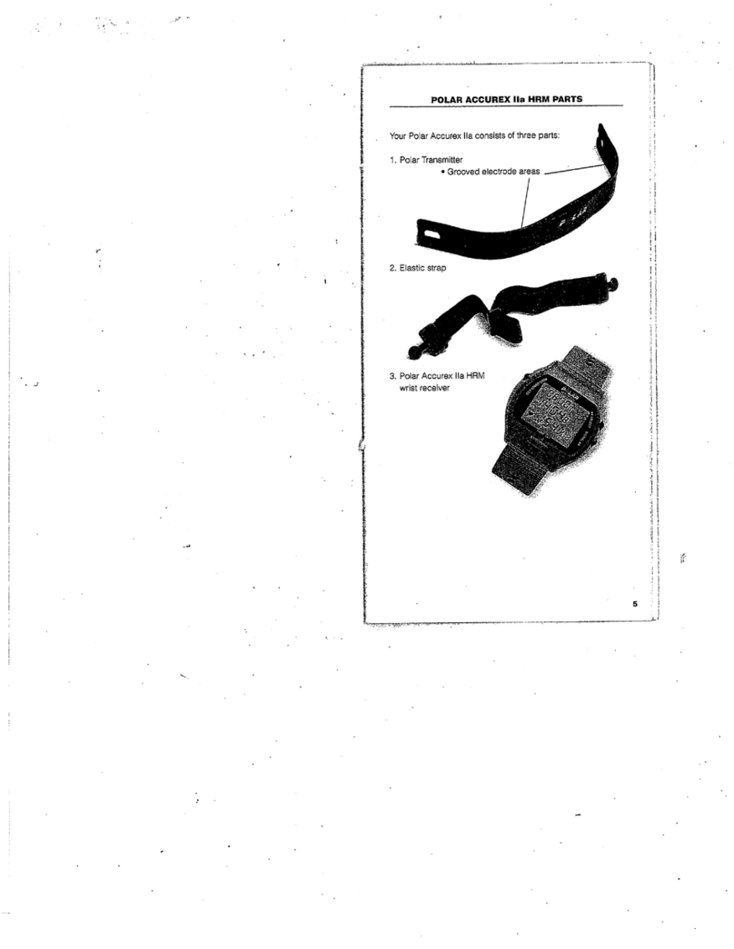 Polar Electro Accurex IIa User manual
