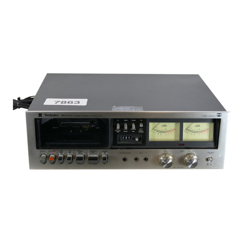 Technics RS-630 US User manual