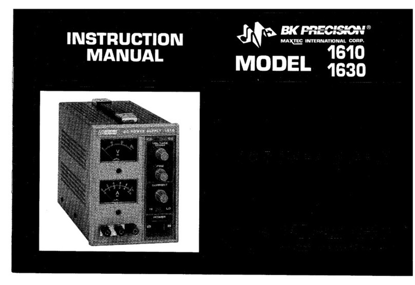 B+K precision 1610 User manual
