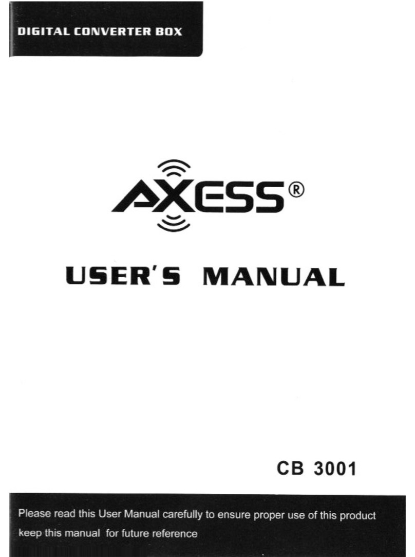 Axess CB 3001 user manual