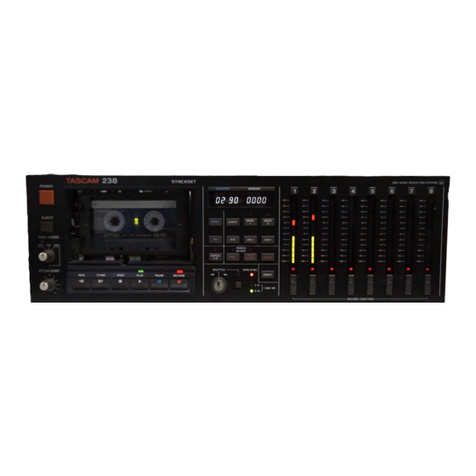 Tascam 238 User manual