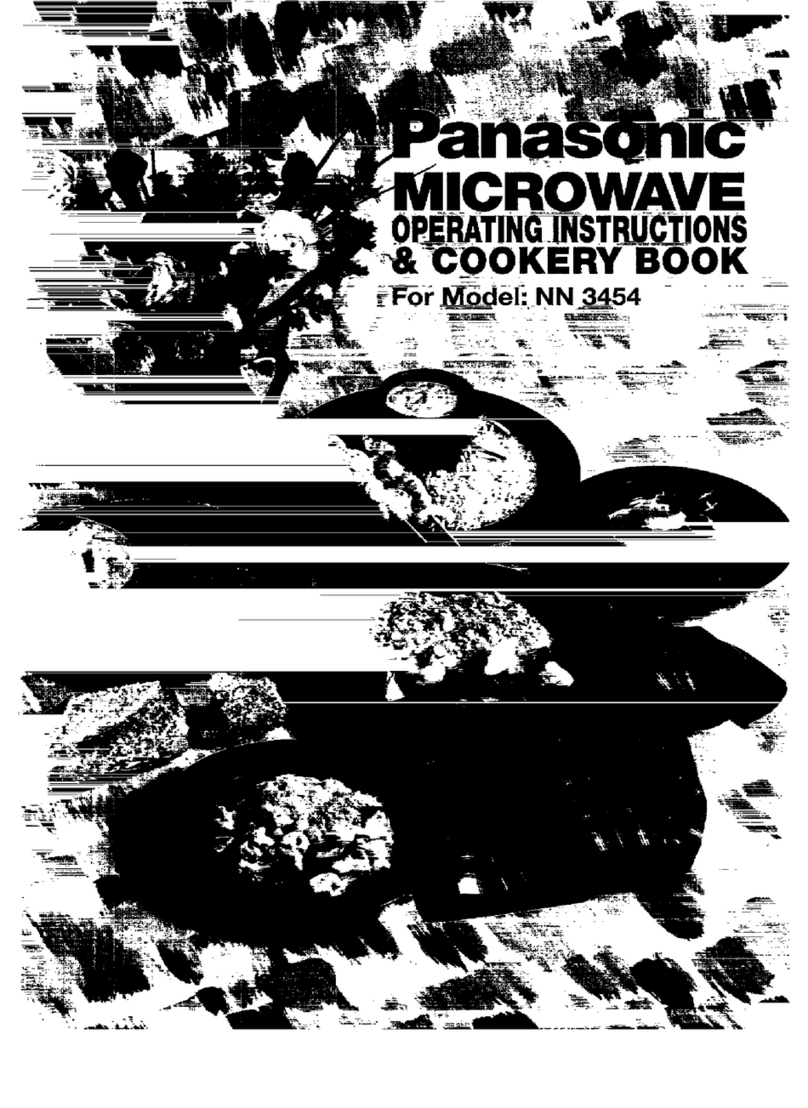 Panasonic NN 3454 Operating instructions & cookery book