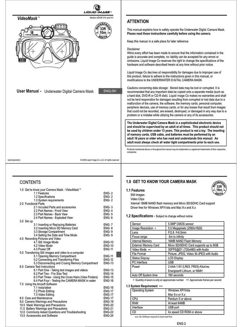 Liquid Image VideoMask UDM 310 user manual