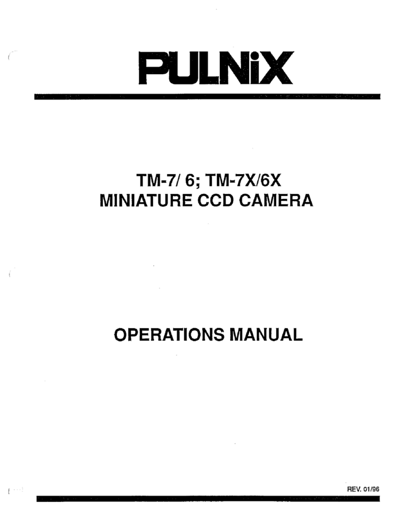 Pulnix TM-7 User manual Pulnix TM-7 User manual