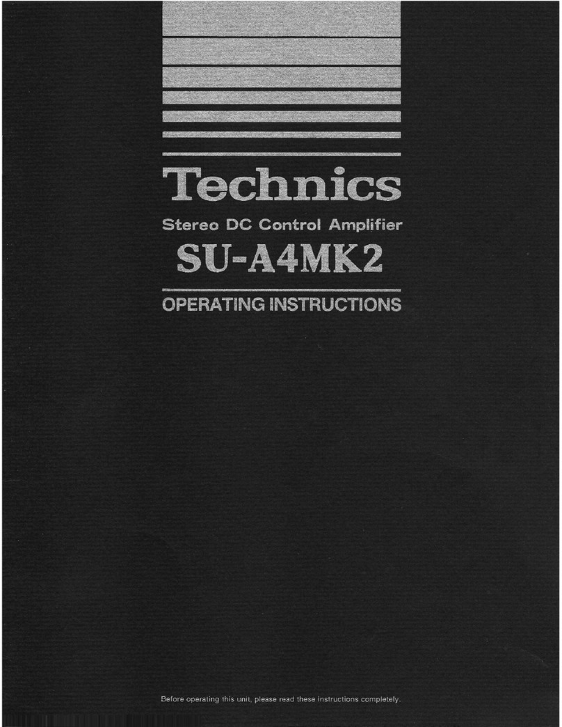 Technics SU-A4MK2 User manual