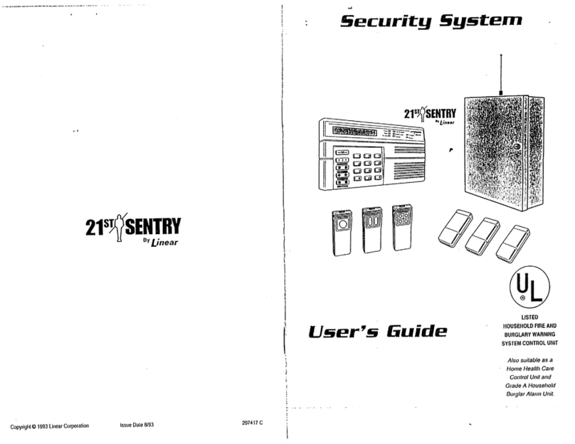 Linear 21st Sentry User manual