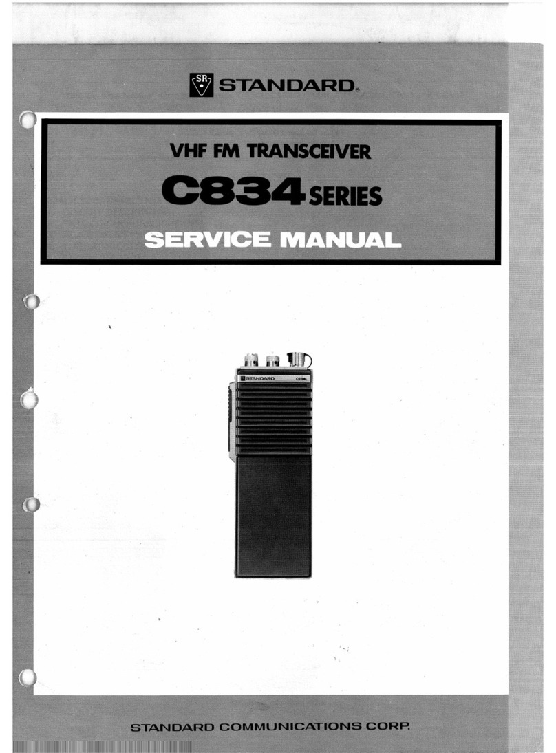 Standard C 834 series Service manual