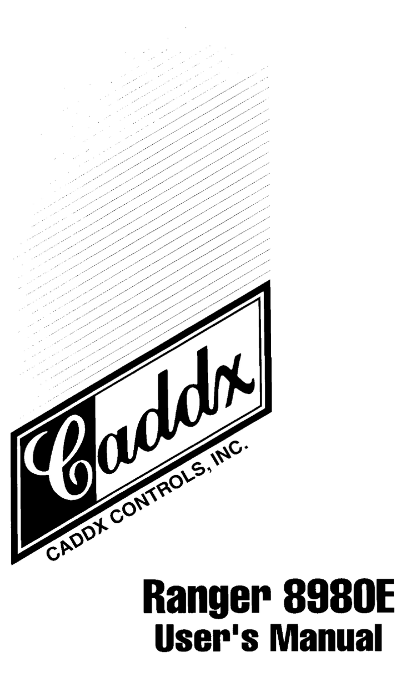 CADDX Ranger 8980E User manual