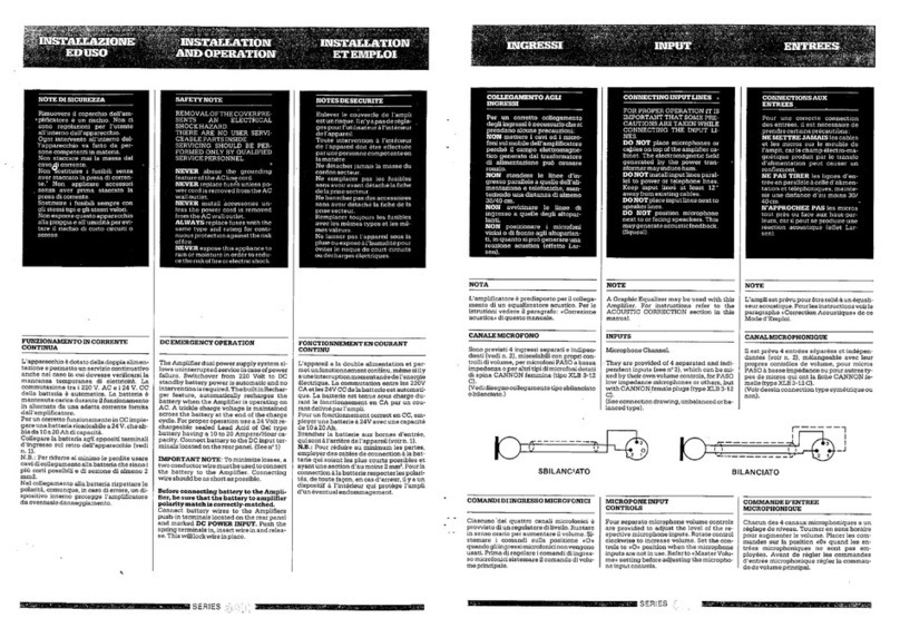 Paso P 4060 E operating instructions