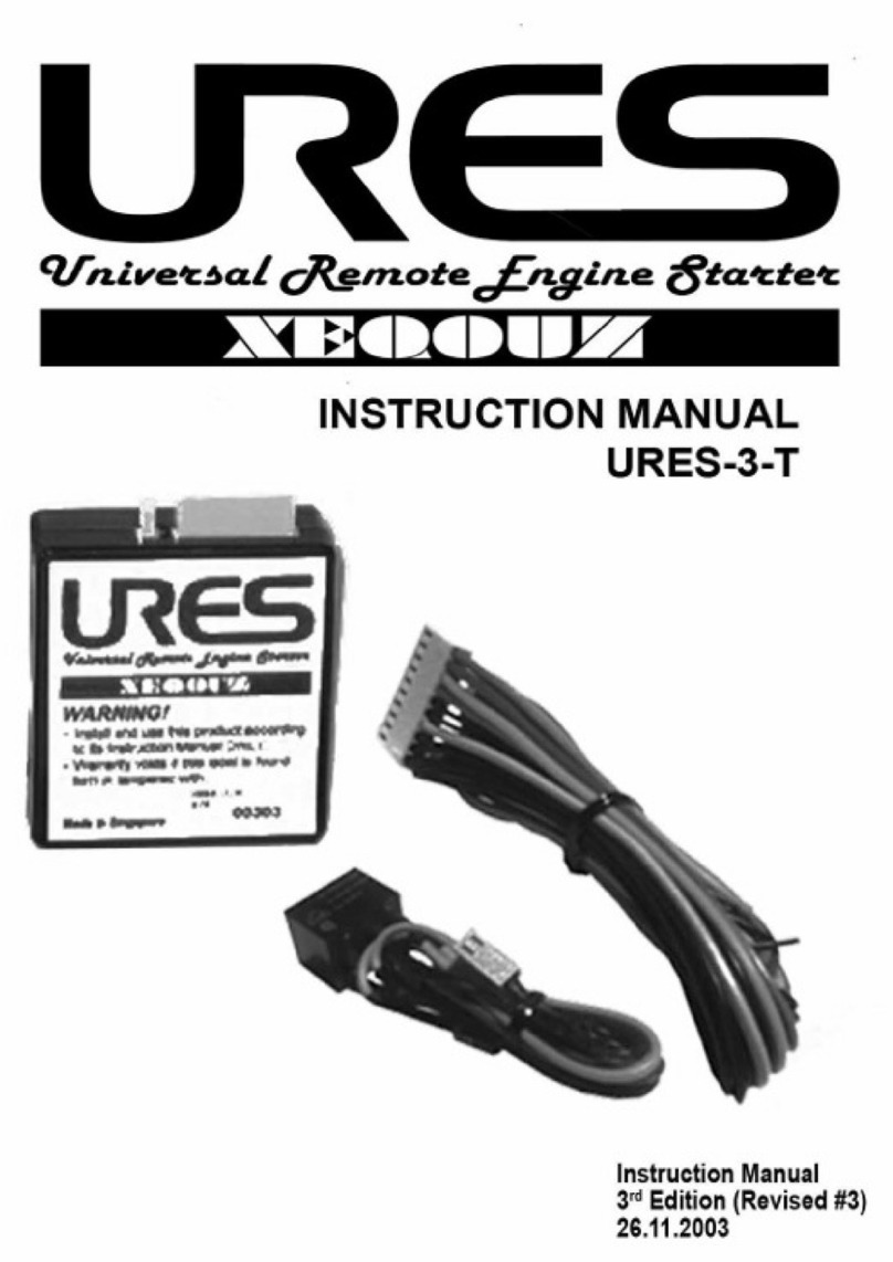 Xeqouz Ures-3-T instruction manual