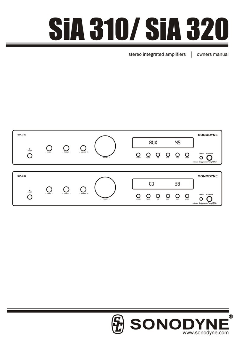 Sonodyne SiA 310 owner's manual
