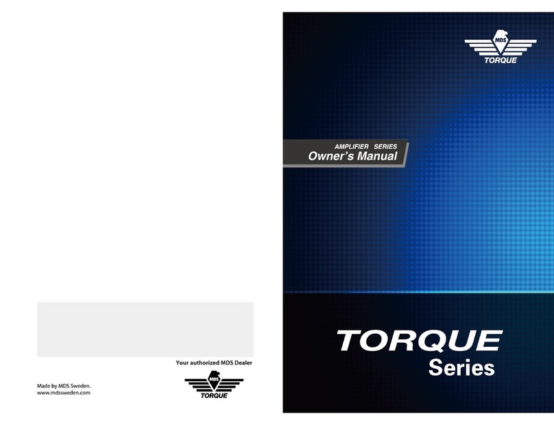 MDS Torque T120.4 owner's manual