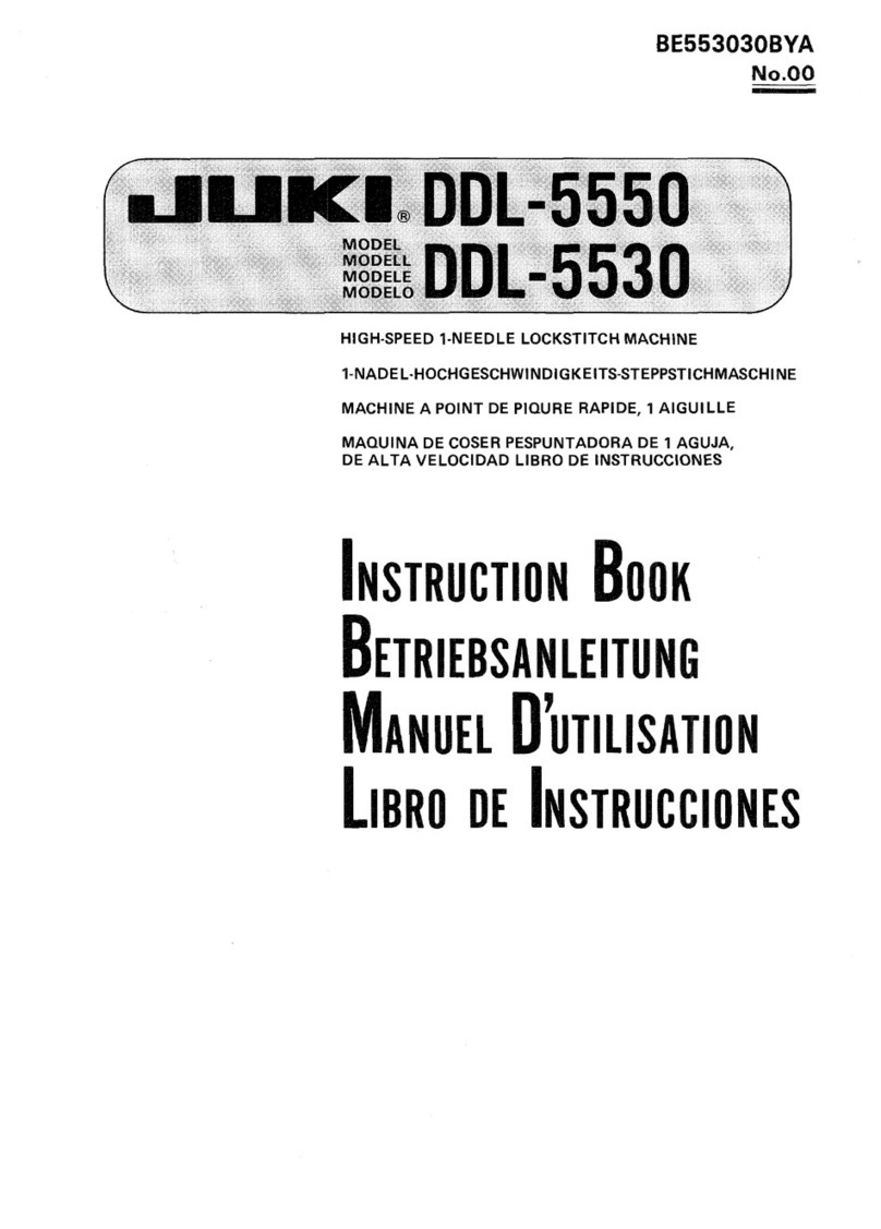 JUKI DDL-5550 User manual JUKI DDL-5550 User manual