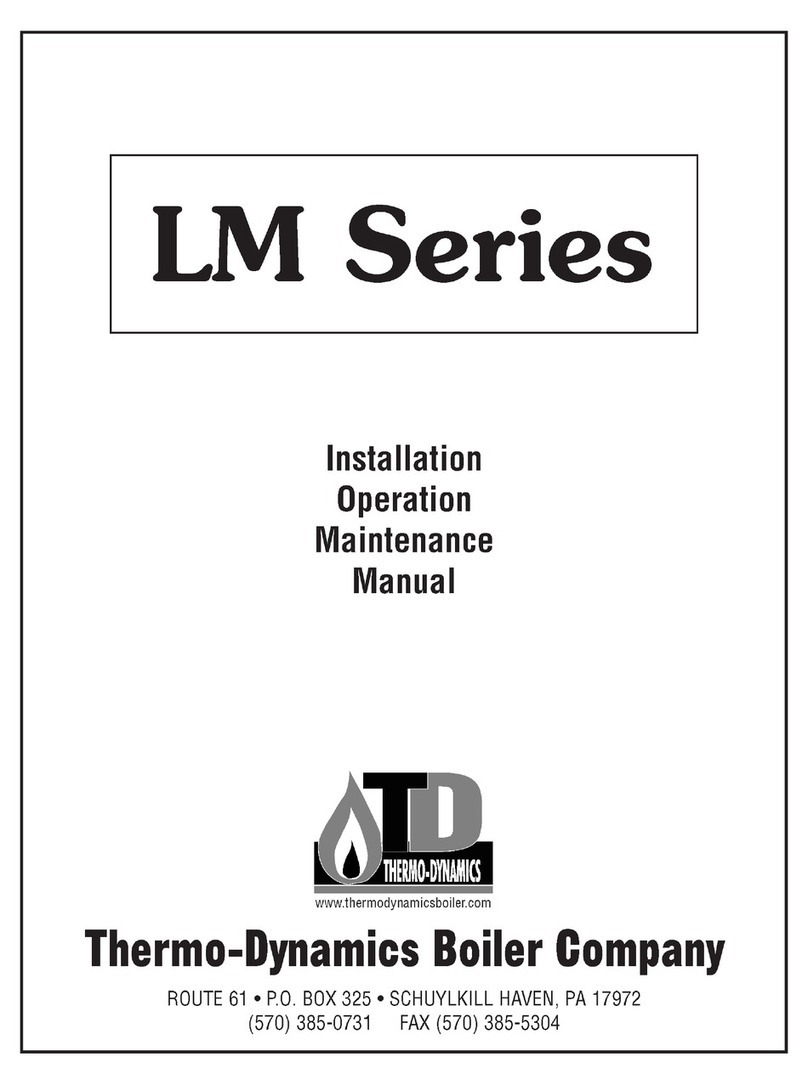 Thermo-Dynamics Boiler LM Series User manual
