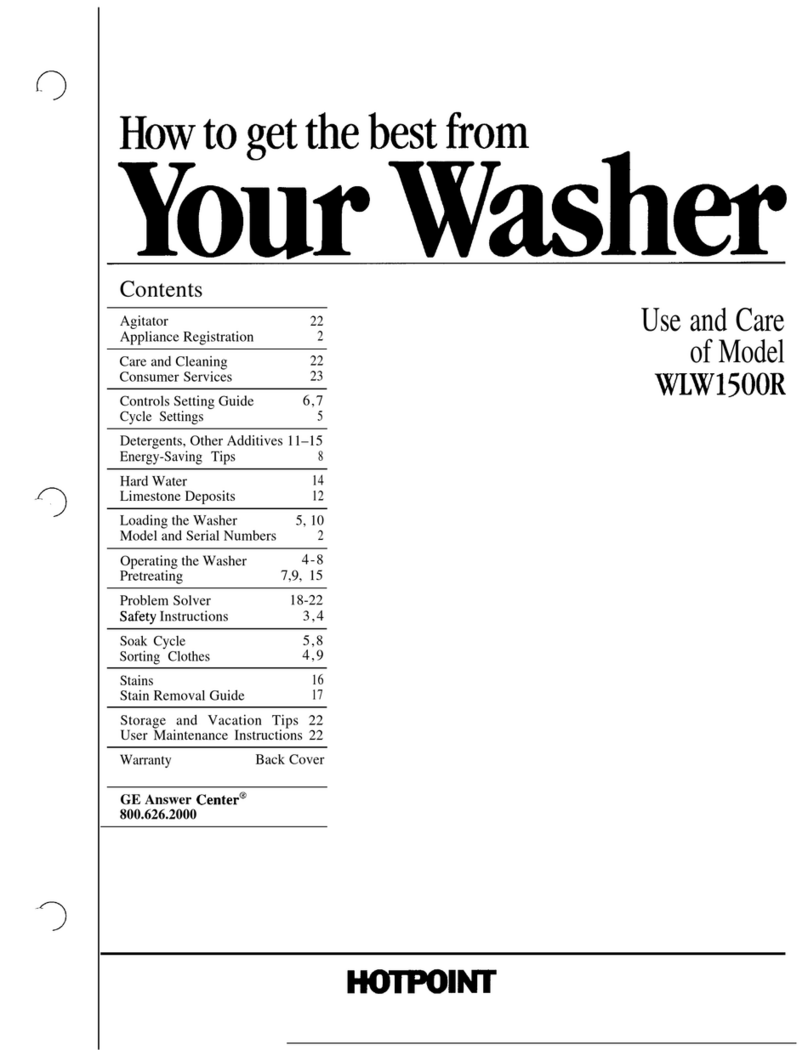 GE WLW1500R Installation instructions