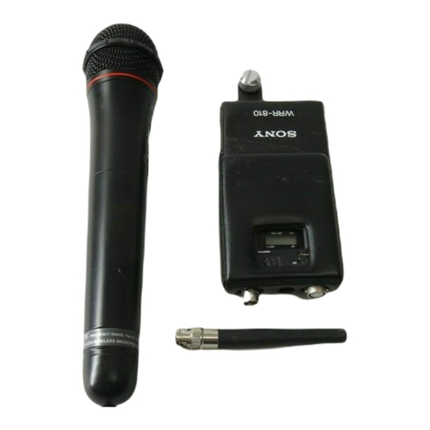 Sony WRR-810A operating instructions
