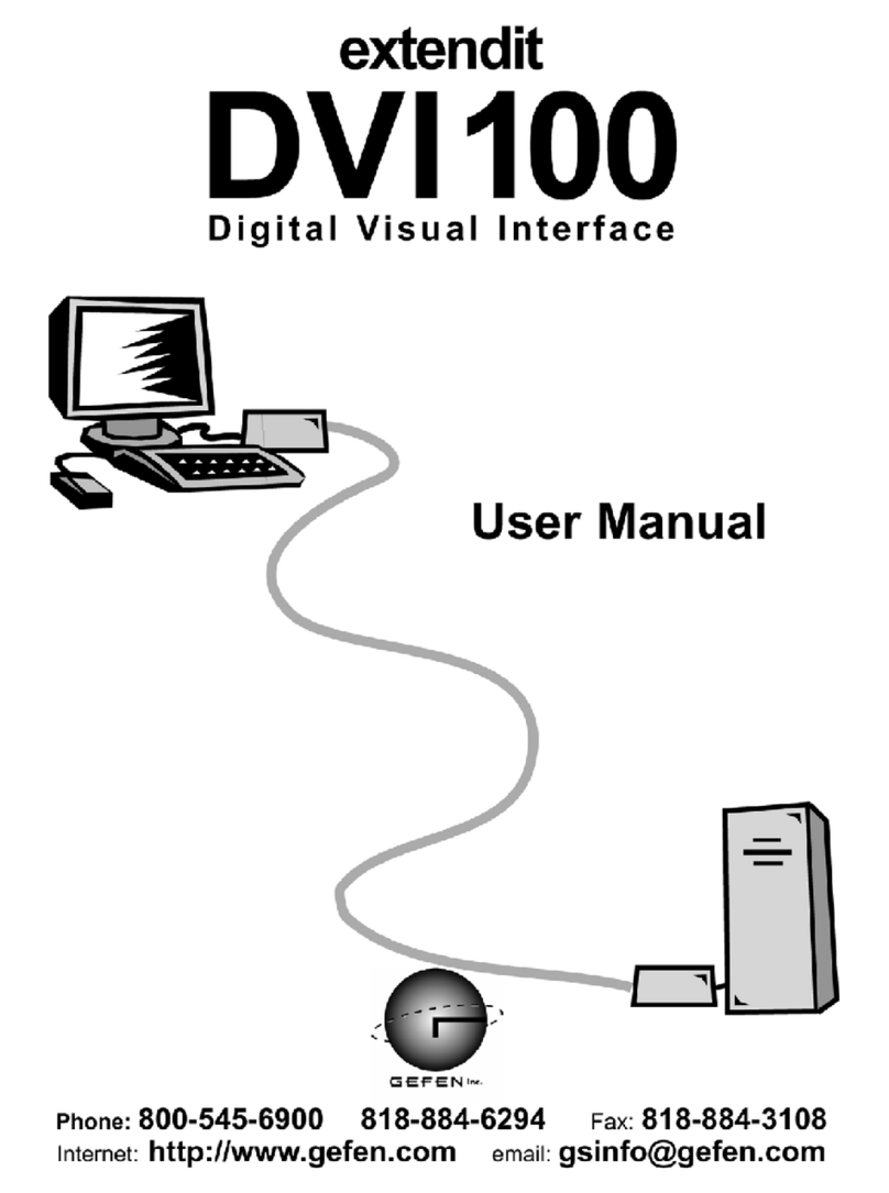 Gefen DVI-100R user manual