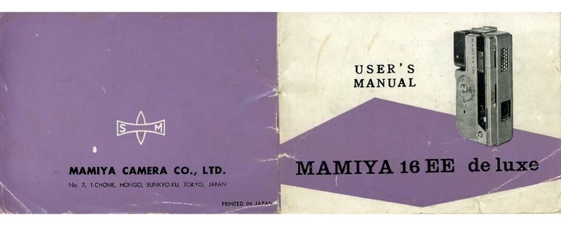 Mamiya 16EE de luxe user manual