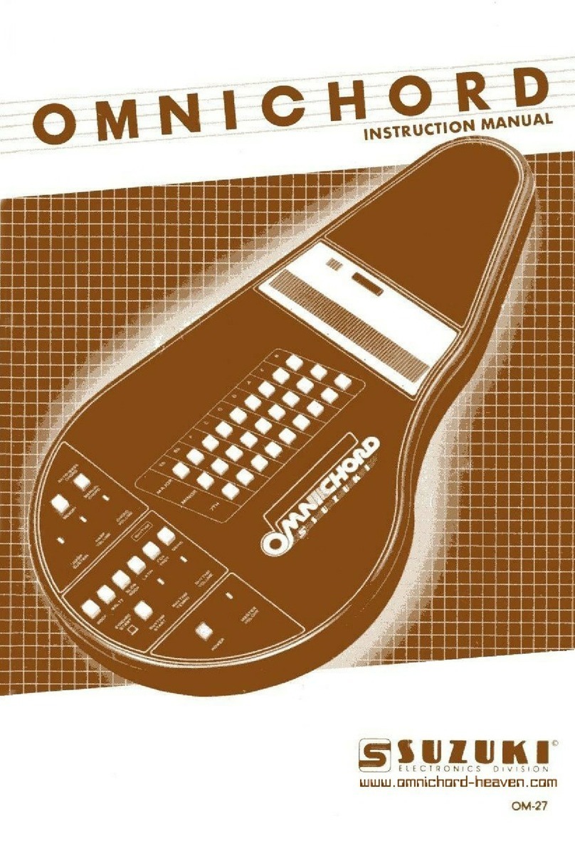 Suzuki Omnichord User manual