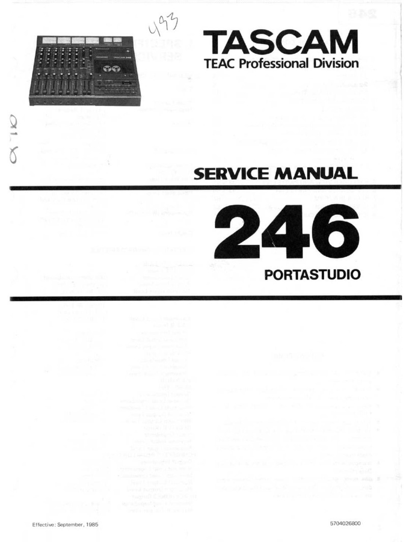 Tascam 246 Service manual