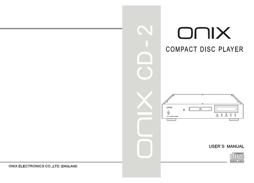 Onix CD-2 User manual