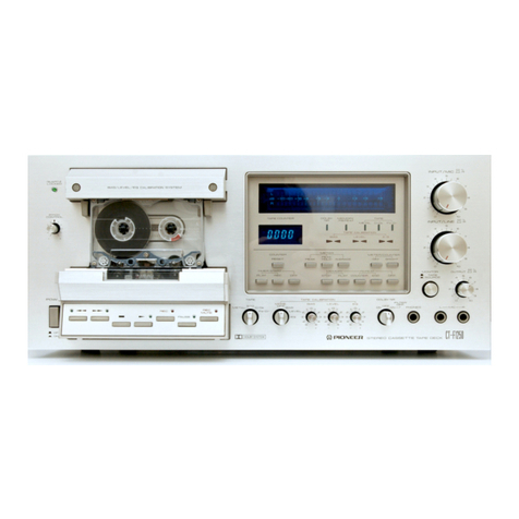 Pioneer CT-F1250 operating instructions