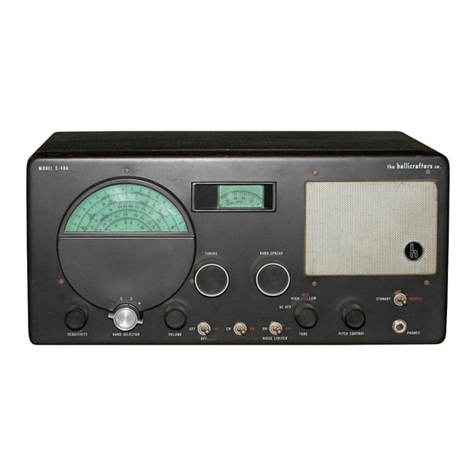 Hallicrafters S-40A Installation and operating instructions