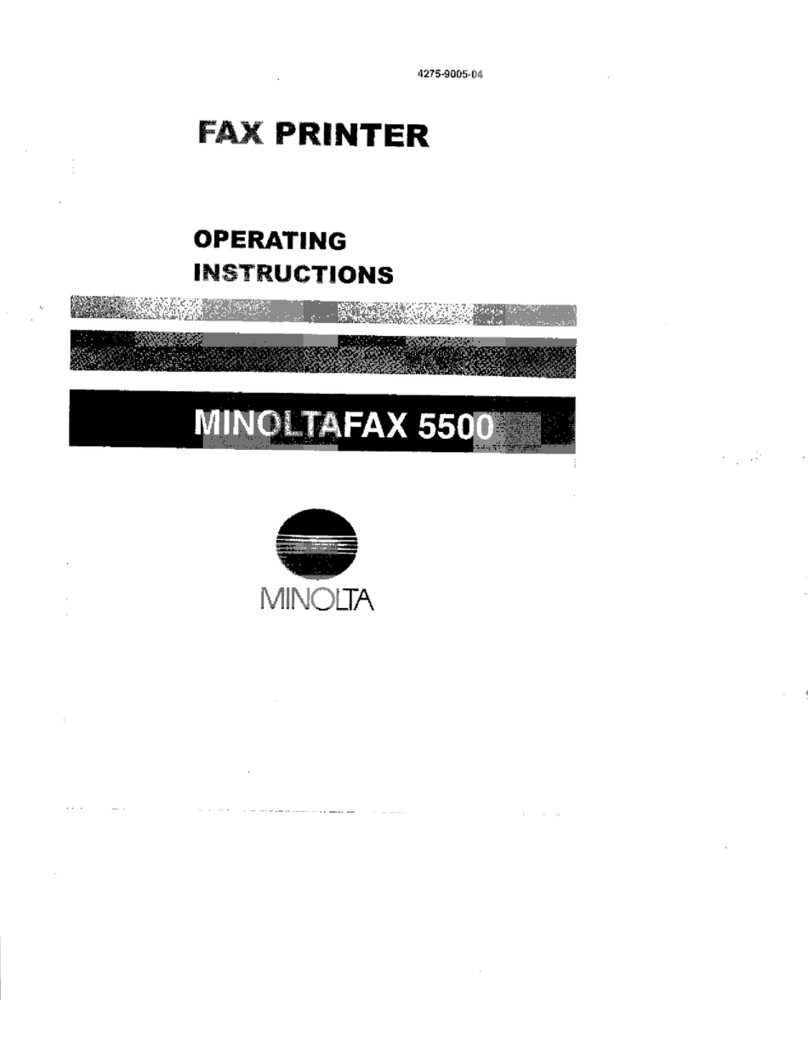 Minolta 5500 operating instructions