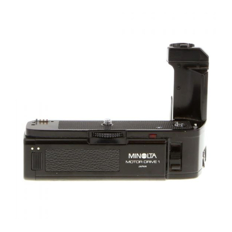 Minolta MOTOR DRIVE 1 User manual Minolta MOTOR DRIVE 1 User manual