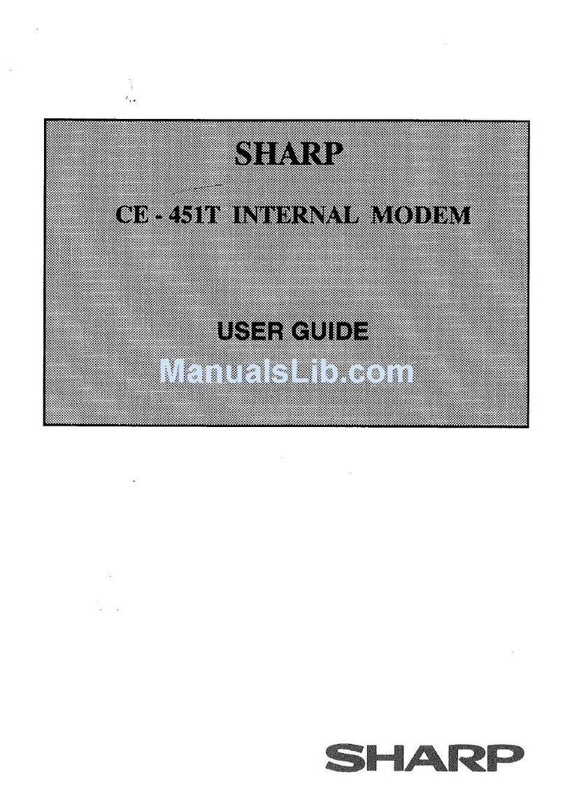 Sharp CE-451T User manual