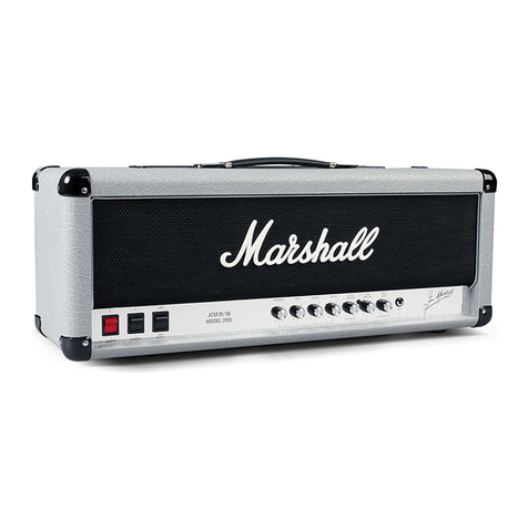 Marshall Amplification 2555 User manual