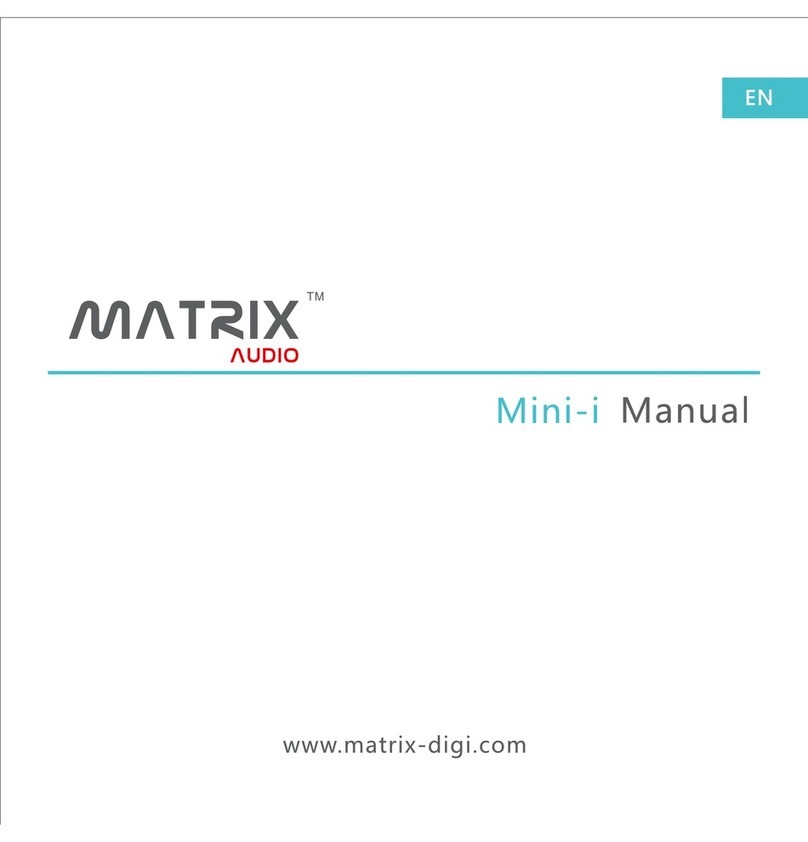 Matrix Audio Mini-i User manual