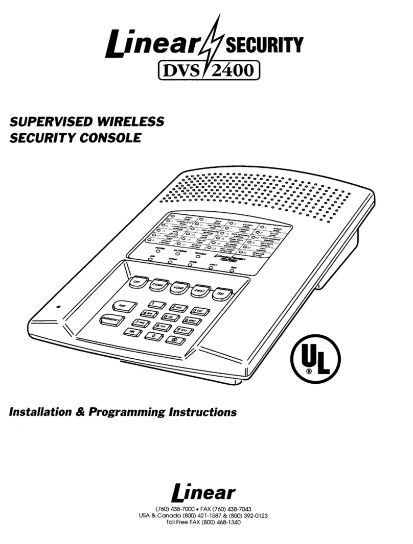 Linear Security DVS-2400 Installation manual