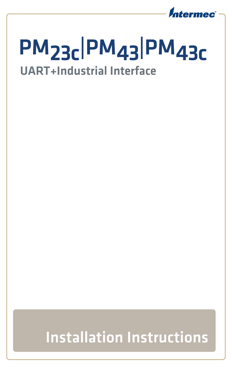 Intermec PM23c installation instructions