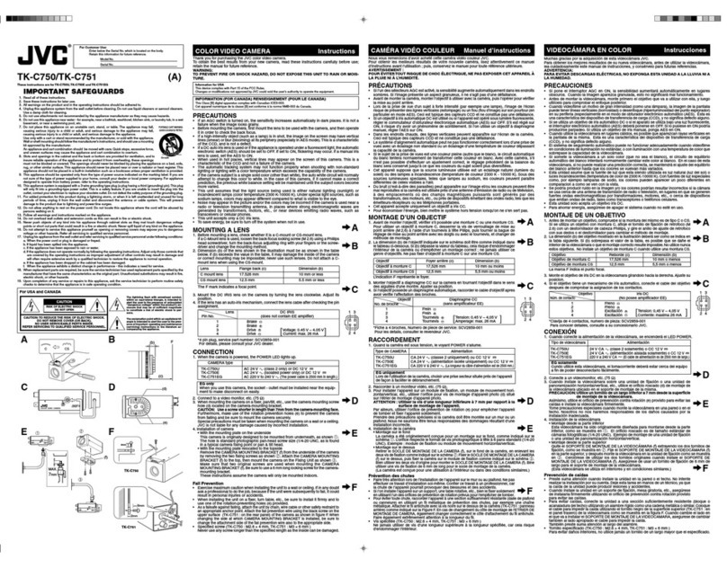 JVC TK-C750 User manual