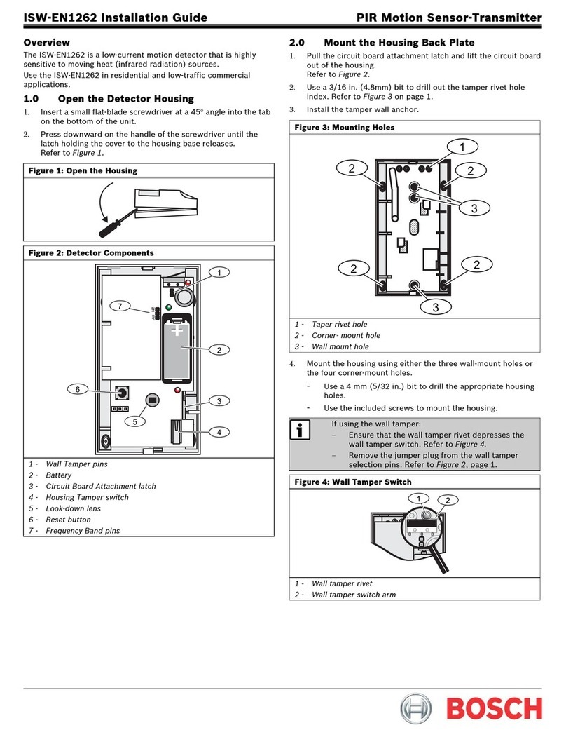 Bosch ISW-EN1262 User manual