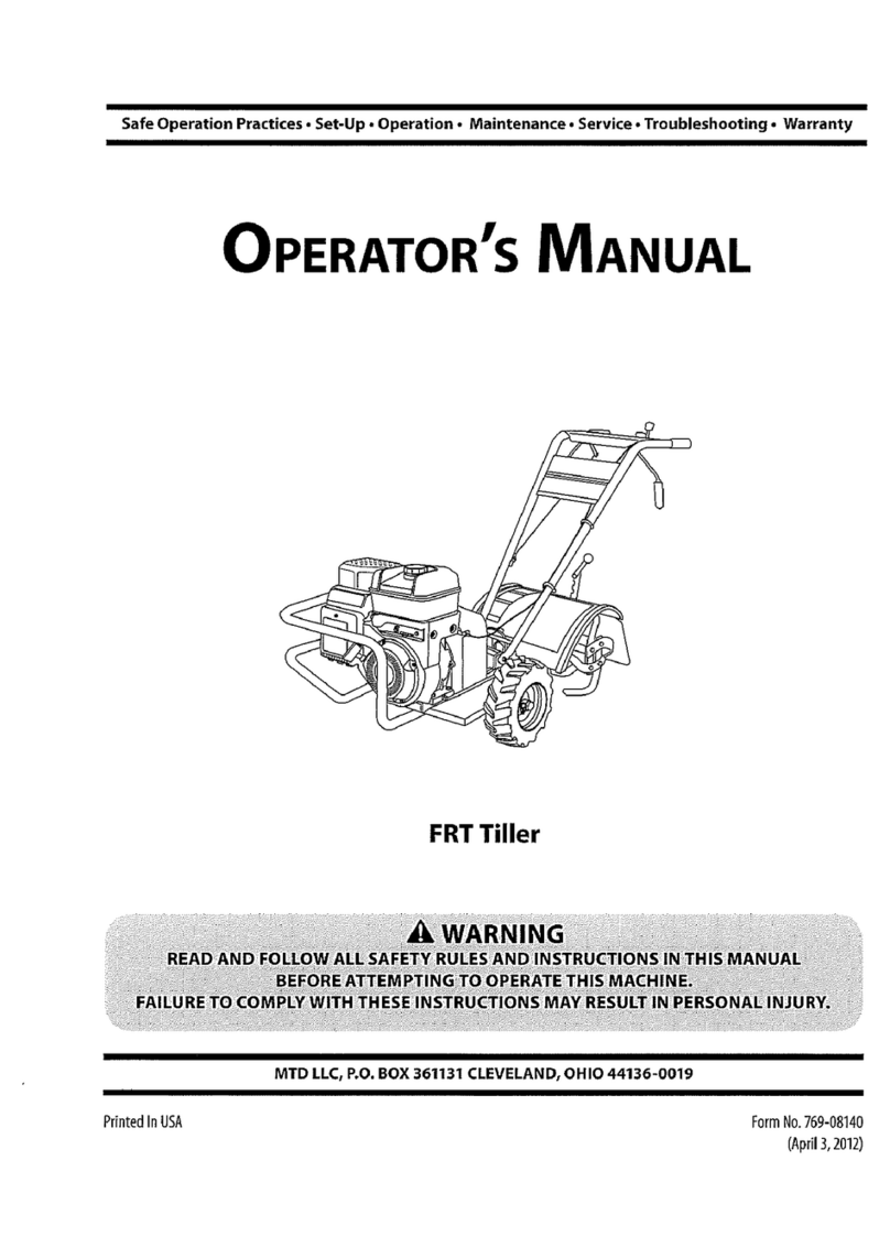 MTD FRT Series User manual
