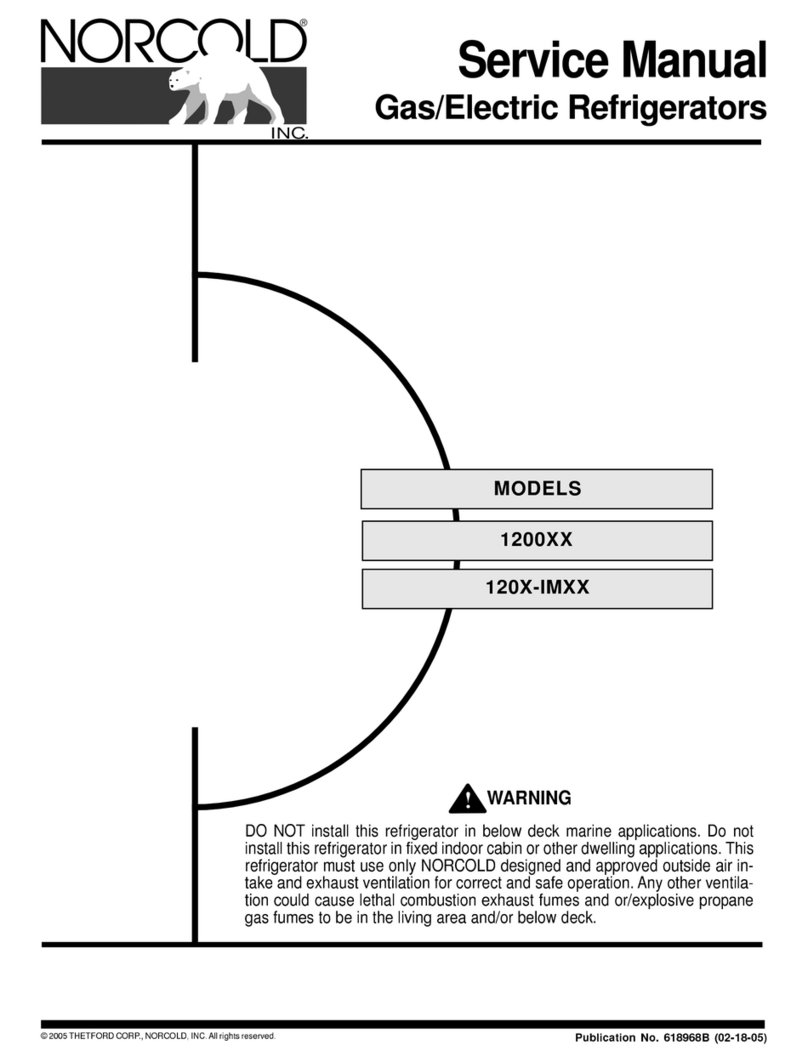 Norcold 1200 User manual