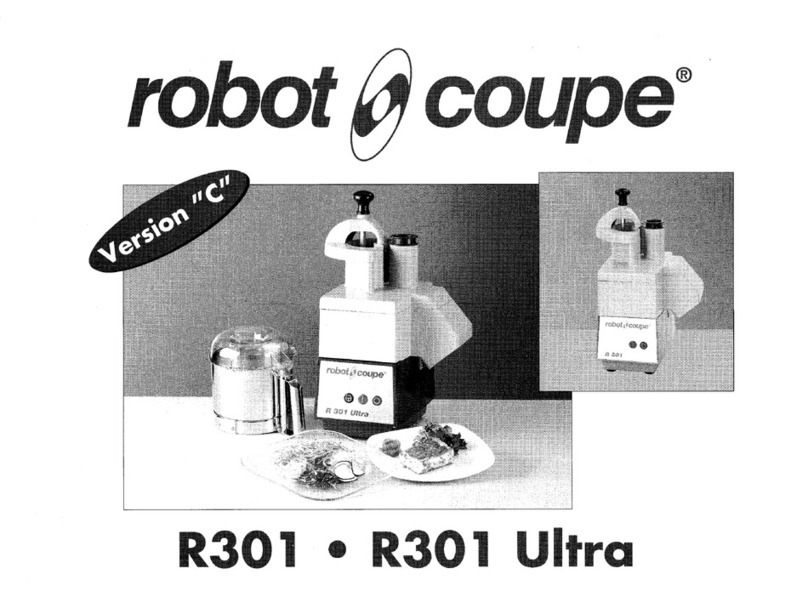 Robot Coupe R301 instruction manual