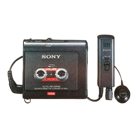 Sony M-909 Service manual