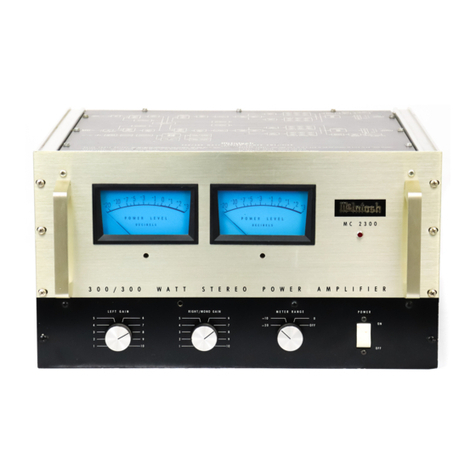 McIntosh MC2300 User manual
