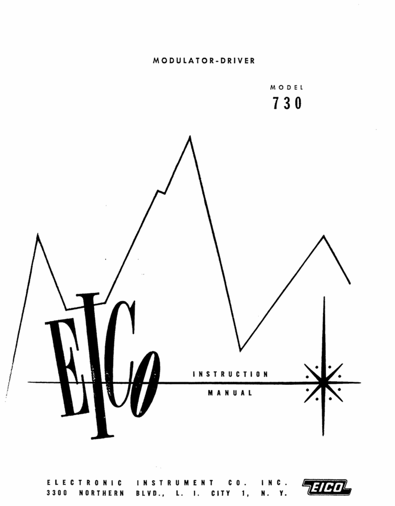 Eico 730 instruction manual