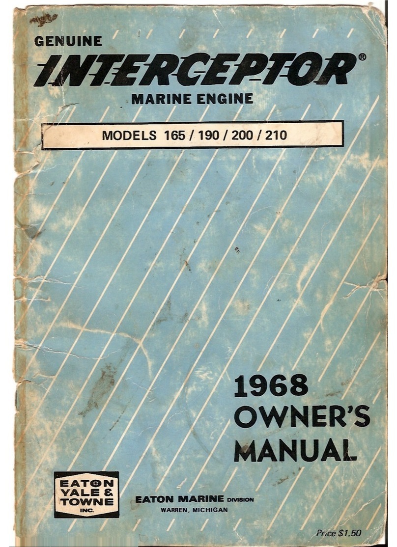 Eaton Interceptor 165 owner's manual