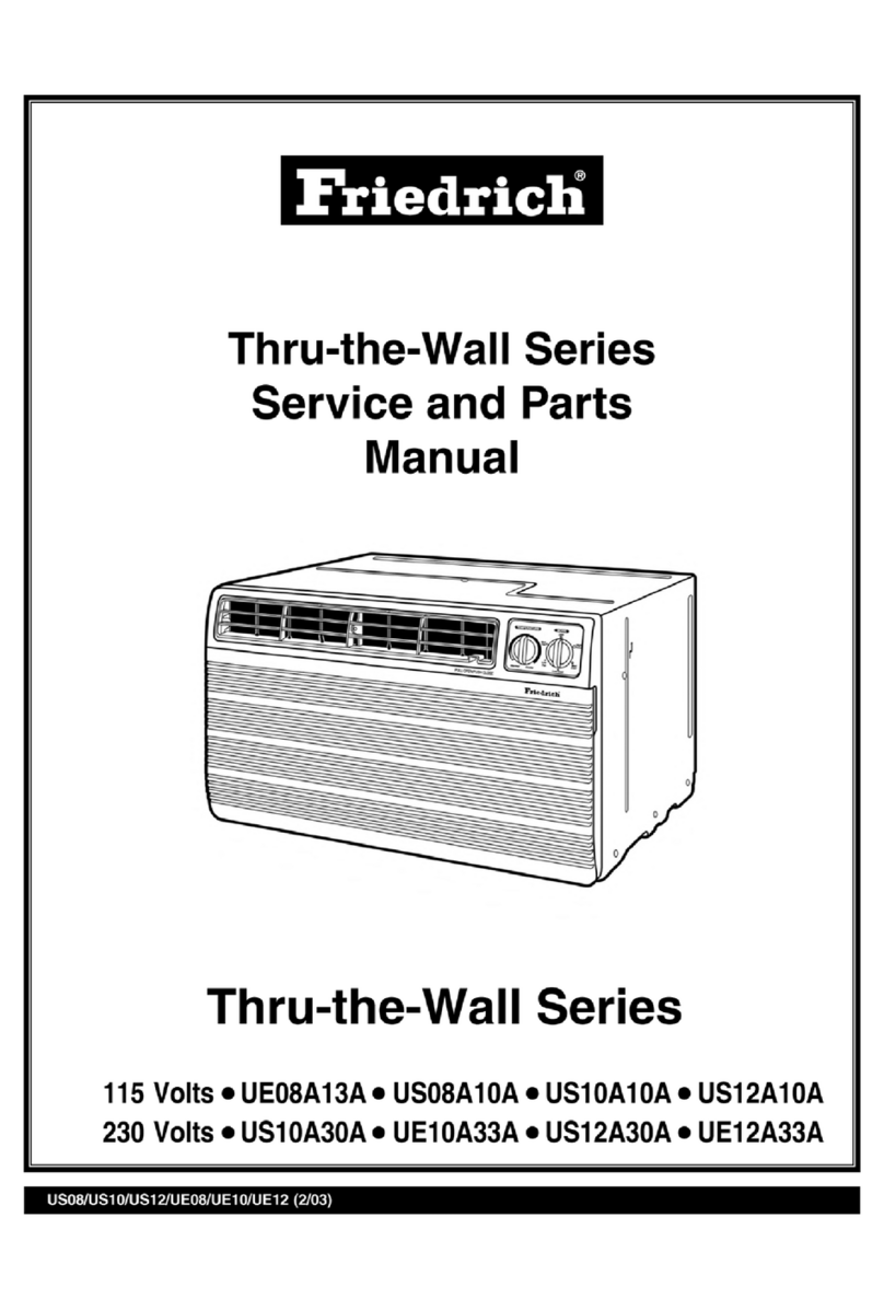 Friedrich UE08A13A User manual