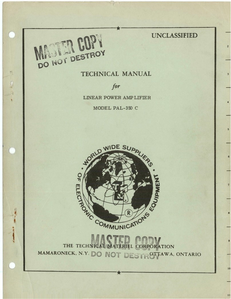 TMC PAL-350 C Technical manual
