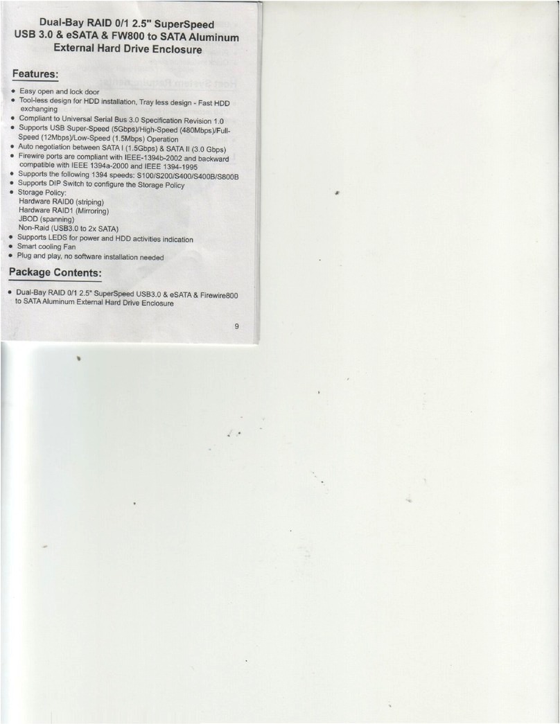 Bytecc BT-M260U3F user manual