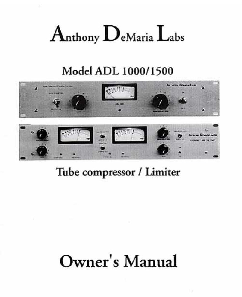 ADL 1000 User manual